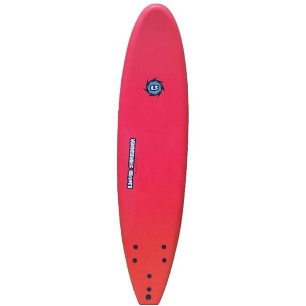 Liquid Shredder Liquid Shredder 7 ft. FSE EPS-PE Soft Surf Board; Red 7ft FSE SB Red